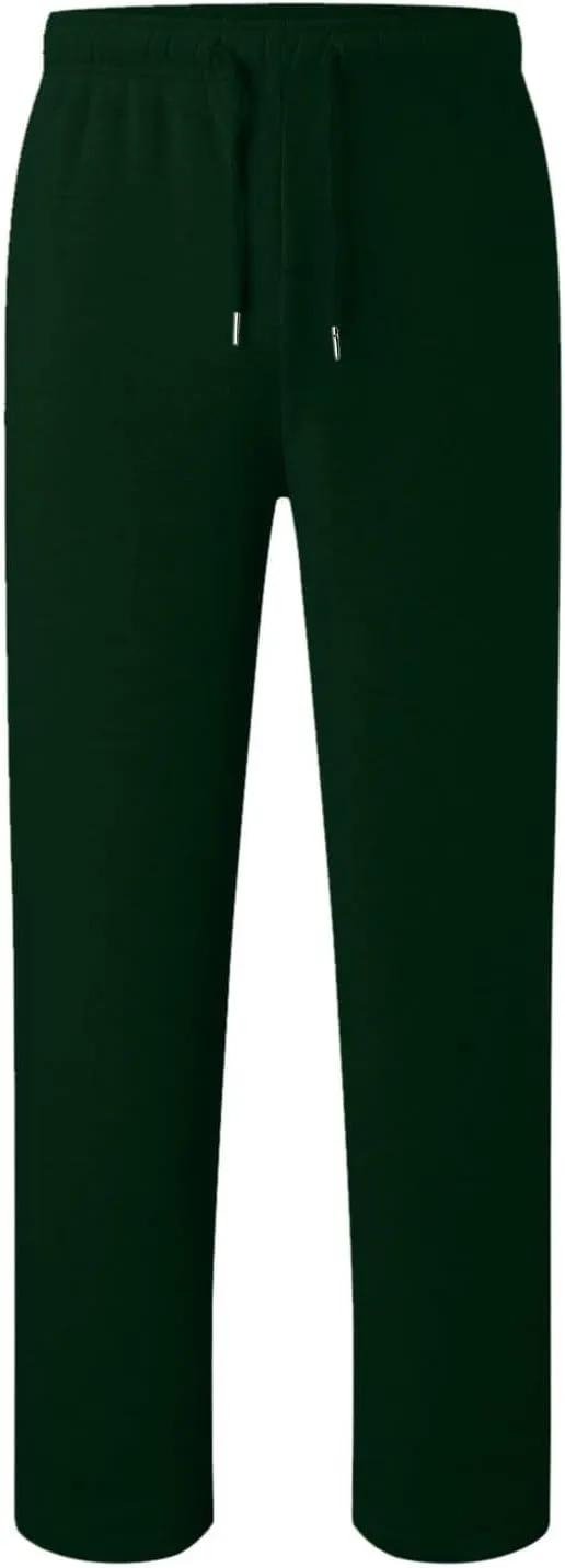 Baggy Sweatpants Men Tapered Loose Fit Trousers Drawstring Pants Elastic Waist Workout Slacks with Pockets