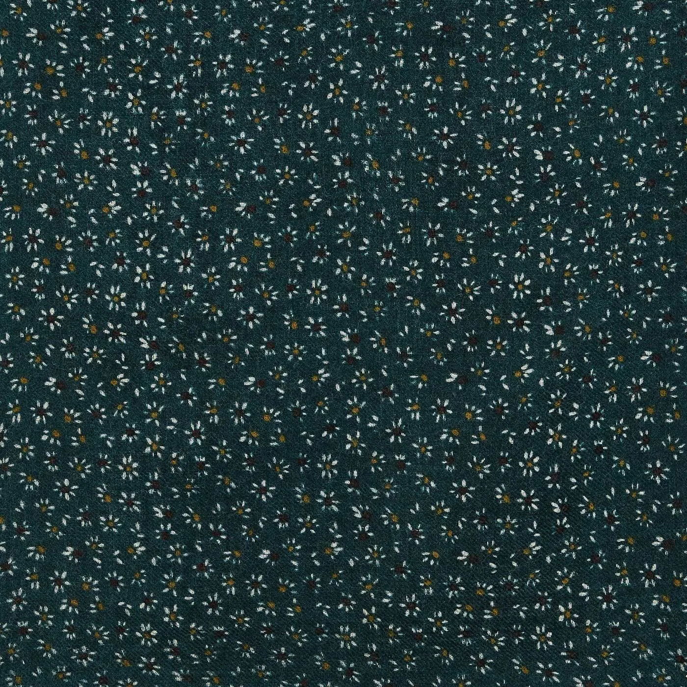 Écharpe imprimée fleurie anthracite
