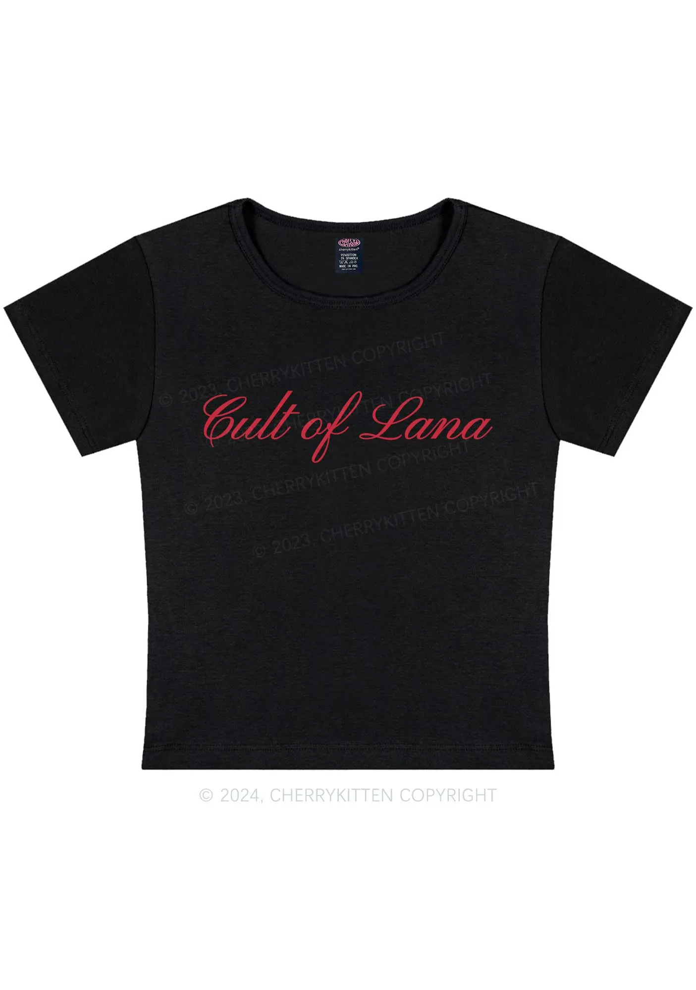 Cult Of Lana Y2K Baby Tee Cherrykitten