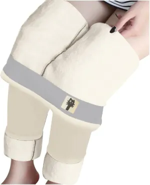 Fleece Lined Leggings for Women Thermal Tights High Waisted Soft Warm Sherpa Lined Lounge Winter Yoga Pants