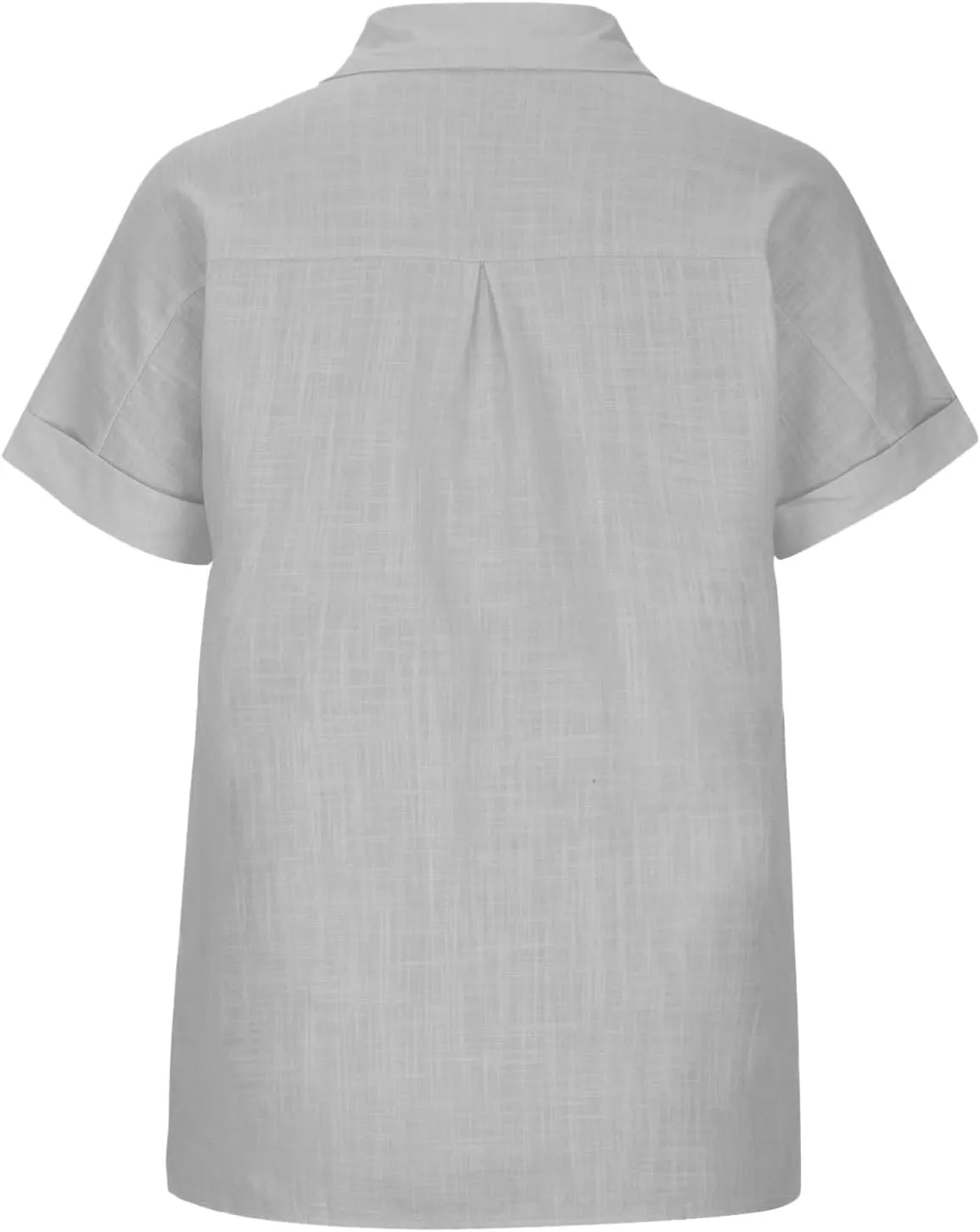 Linen Button Down Shirt Women 2025 Casual Short Sleeve Button Collared Daily Top Blouse Bathing Suit Cover Ups Tops