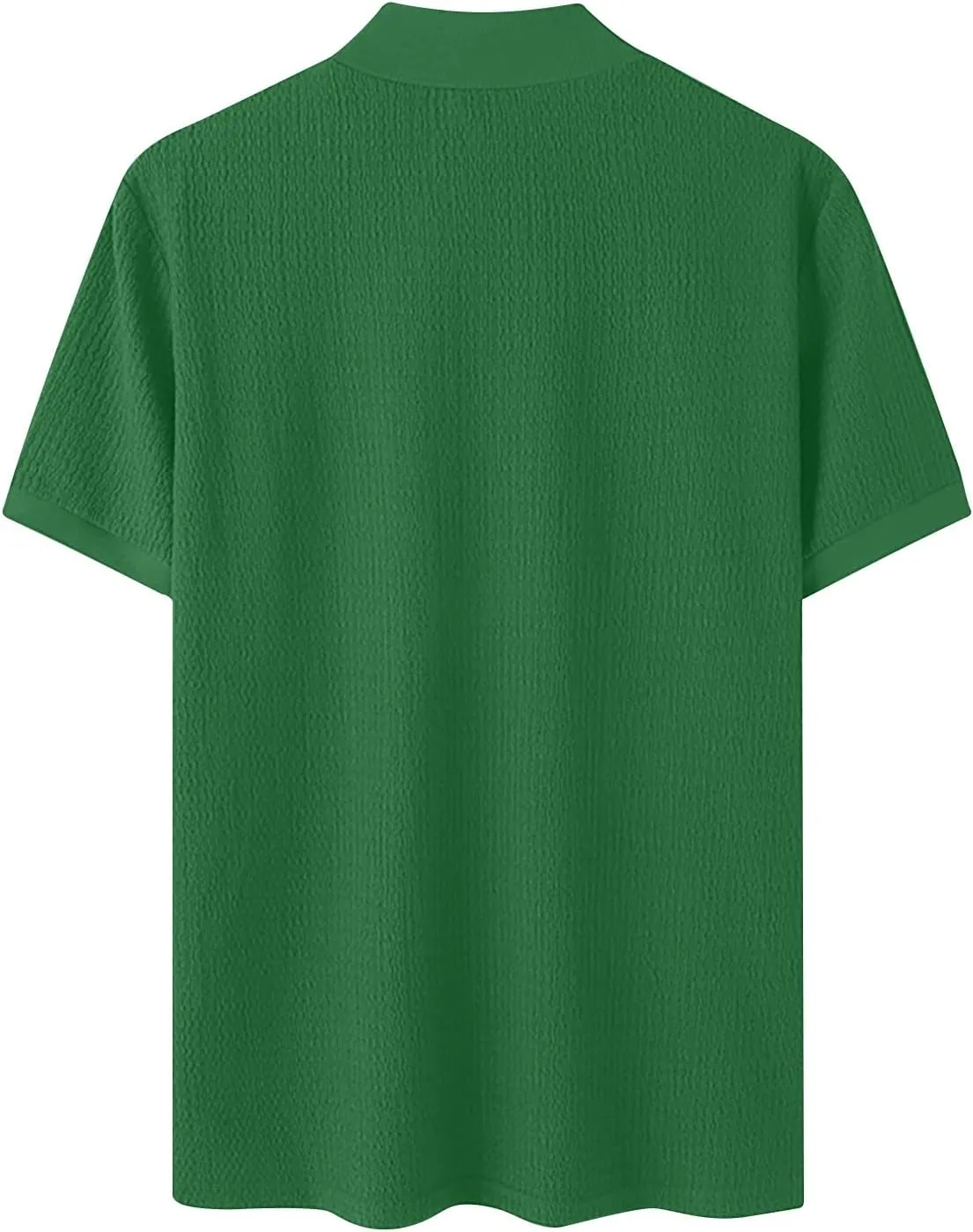 Men Mock Turtleneck Tshirt Ribbed High Collar Short Sleeve Pullover Tops Spring Summer Basic Fitted Muscle Undershirt