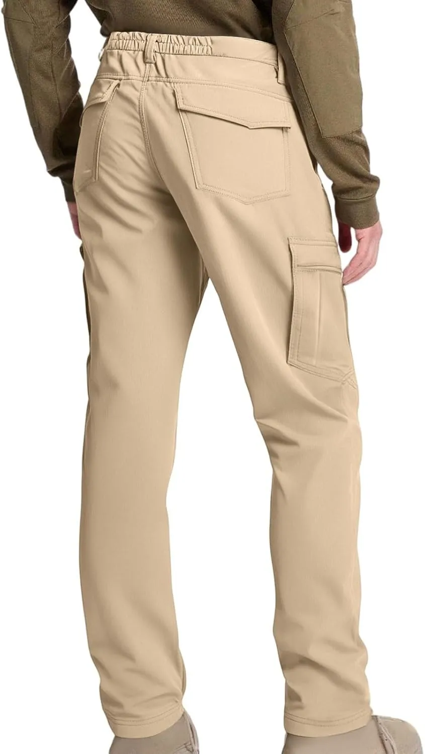 Men's Tactical Cargo Pants Quick Dry Water Resistant Stretch Pant Military Lounge Work Trousers with Multi Pockets