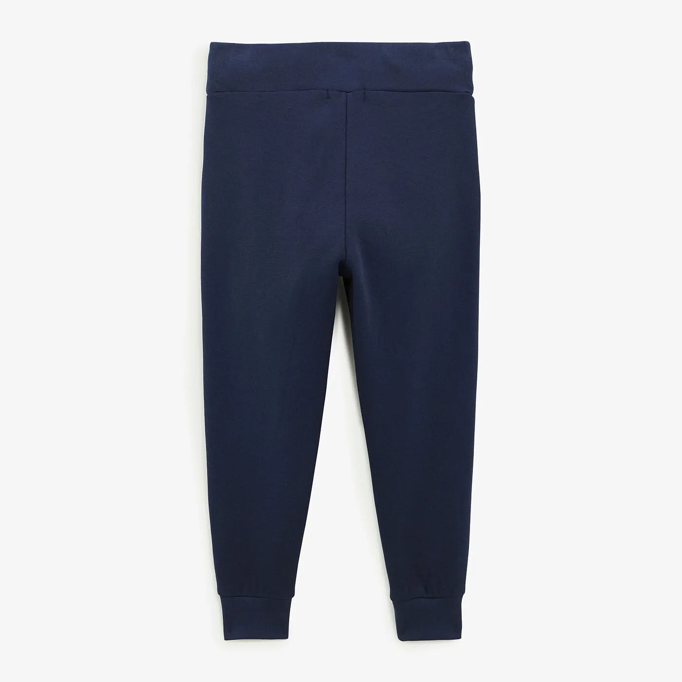 Pantalon de jogging junior en molleton bleu foncé