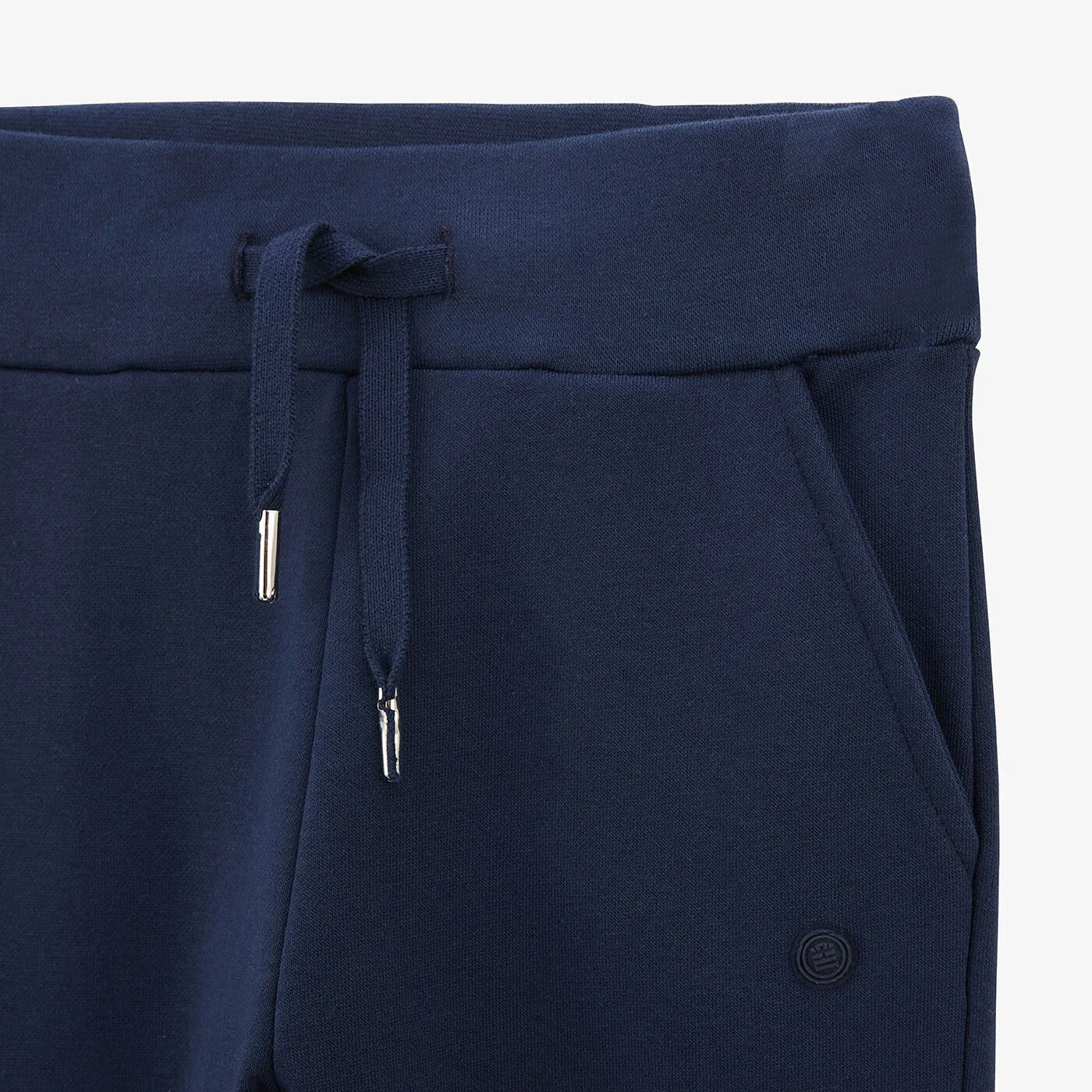 Pantalon de jogging junior en molleton bleu foncé