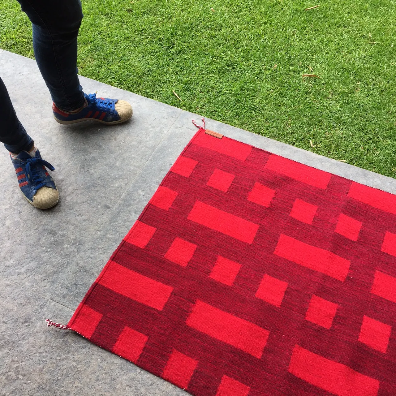 tzompantli rojo 80 x 240 cm