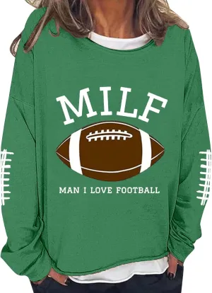 Women Football Hoodies Game Day Hooded Rugby Patches Game Day Hooded Sweatshirt Women Game Day Hooded Sweatshirt