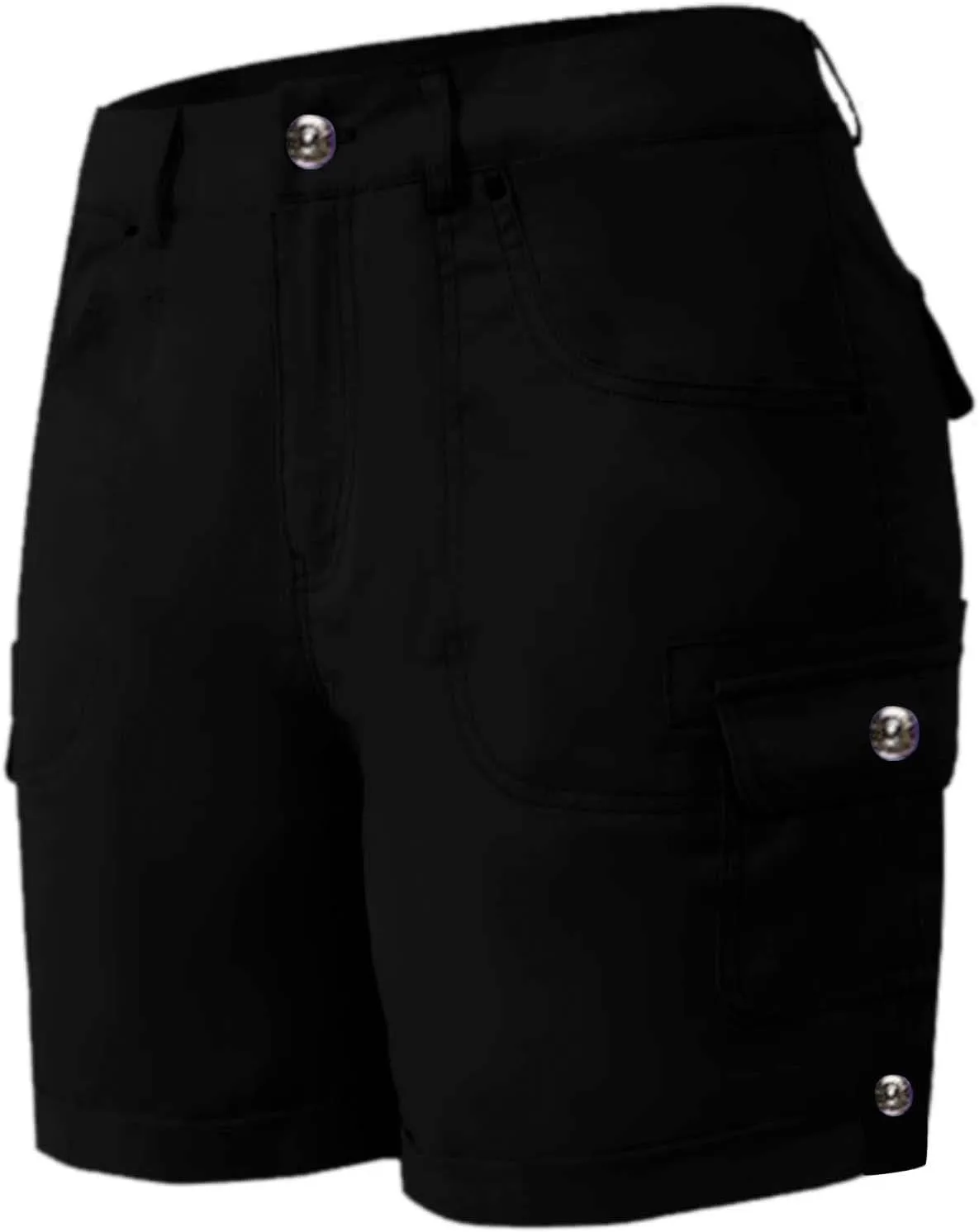 Womens Cargo Hiking Shorts Summer Casual High Waist Lightweight Cargo Shorts Althletic Workout Short with Pockets