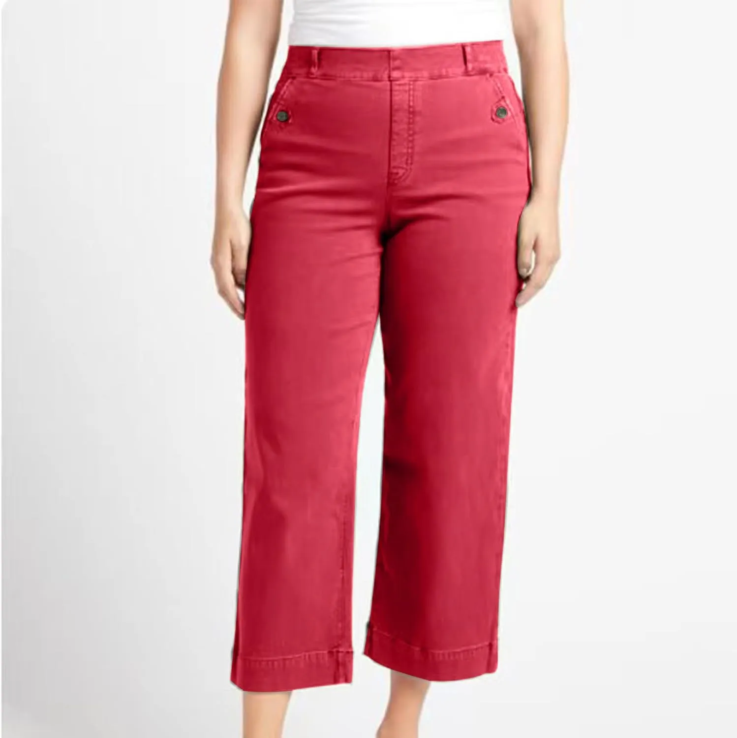 Womens Jeans Mid High Waisted Wide Leg Baggy Raw Hem Jeans Trendy Casual Denim Pants with Pockets Plus Size Trousers