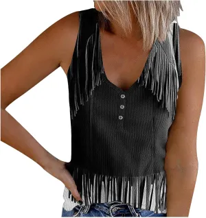 Women's Summer Sleeveless Tops Western Ethnic Style Print Feather Graphic Tank Top Slim Stretchy Workout Shirt Tee