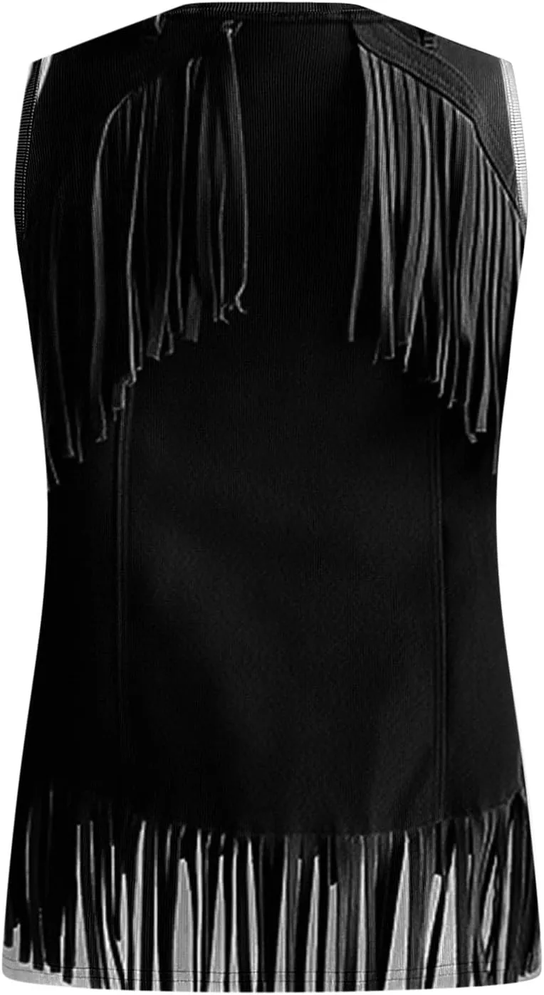 Women's Summer Sleeveless Tops Western Ethnic Style Print Feather Graphic Tank Top Slim Stretchy Workout Shirt Tee